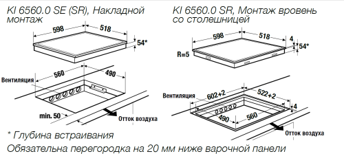 Индукционная варочная панель Kuppersbusch KI 6560.0 SE фото 2