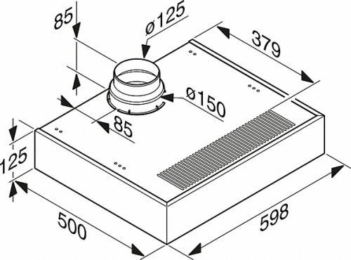 Встраиваемая вытяжка Miele DA 1260 фото 3