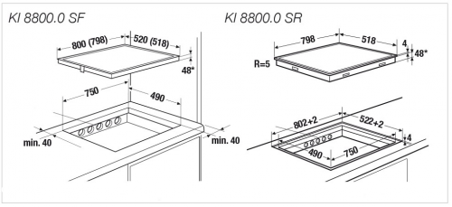 Индукционная варочная панель Kuppersbusch KI 8800.0 GR фото 2