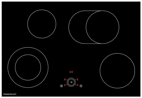 Электрическая варочная панель Kuppersbusch KE 8330.0 SR