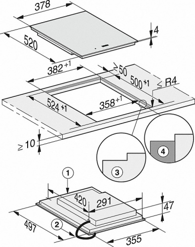 Индукционная варочная панель Miele CS 7612 FL фото 3