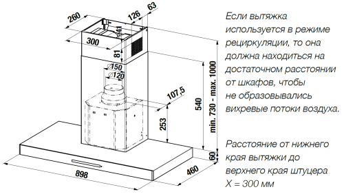 Настенная вытяжка Kuppersbusch DW 9340.0 E фото 2