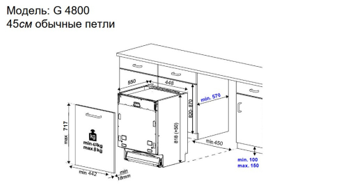 Встраиваемая посудомоечная машина Kuppersbusch G 4800.1 V фото 3