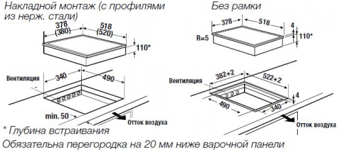 Индукционная варочная панель Kuppersbusch VKIW 3800.0 SR фото 2